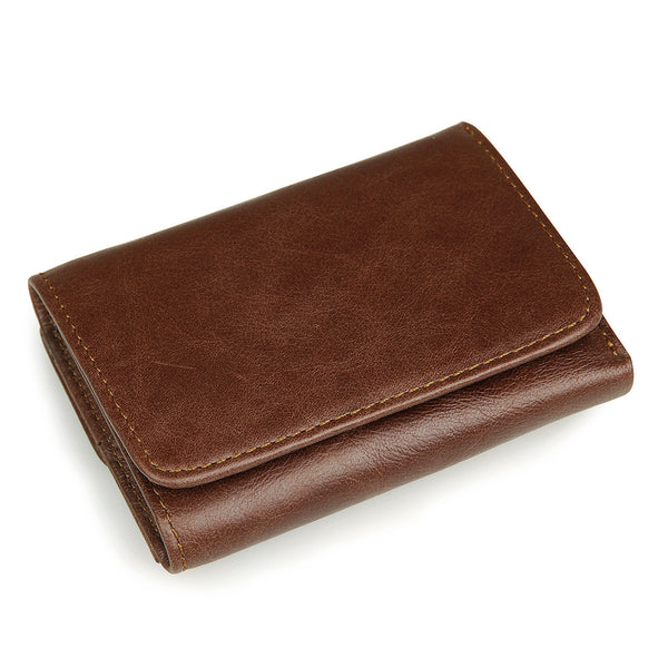 Montmartre — Portefeuille homme bloc vintage — Camel