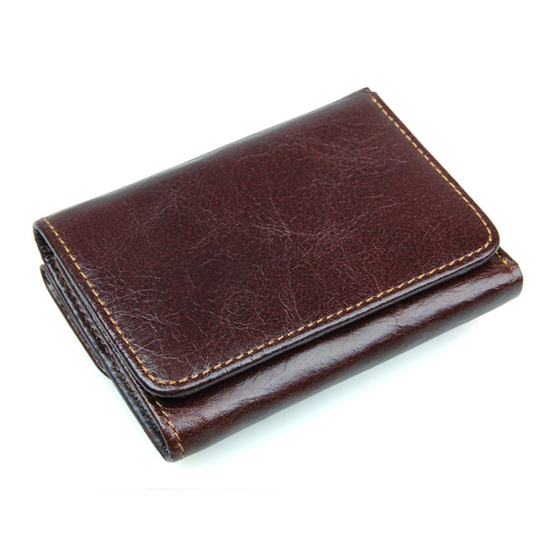 Montmartre — Portefeuille homme bloc vintage — Marron
