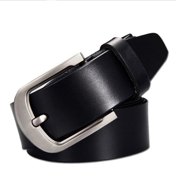 Faubourg — Ceinture homme cuir intemporel — Noir