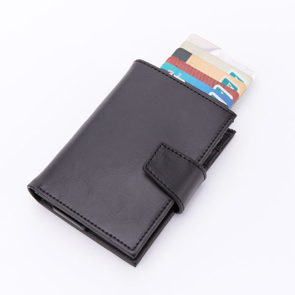 Vavin — Porte-cartes homme en cuir — Noir