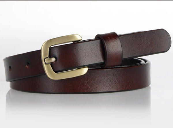 Bac — Ceinture femme cuir épuré