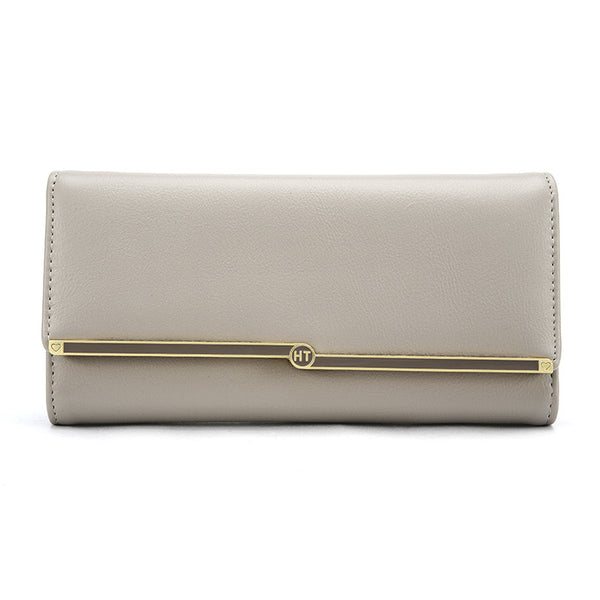 Champs — Porte-cartes femme format long — Beige