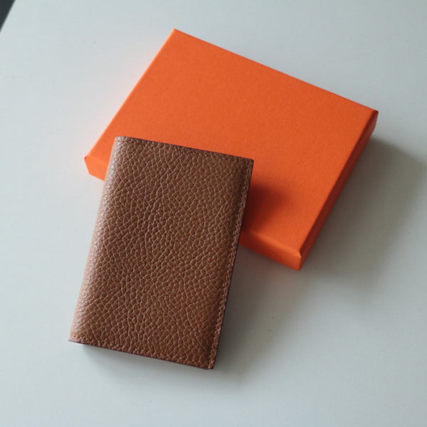 Babylone — Porte-cartes femme intérieur coloré — Marron
