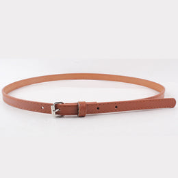 Auteuil — Ceinture femme cuir étroite