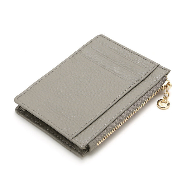 Invalides — Porte-cartes femme effet lézard — Gris