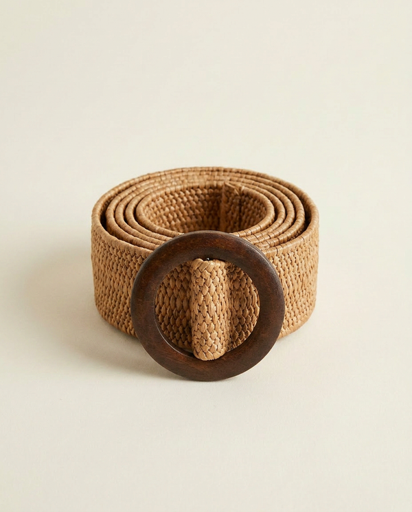 Belleville — Expertly Braided Elastic Belt for Her by French Press & Co. — Camel