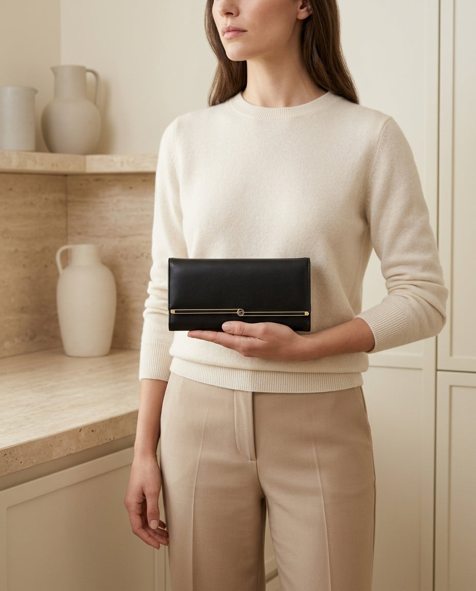 Champs Collection — Long Card Wallet for Her, French Press & Co.