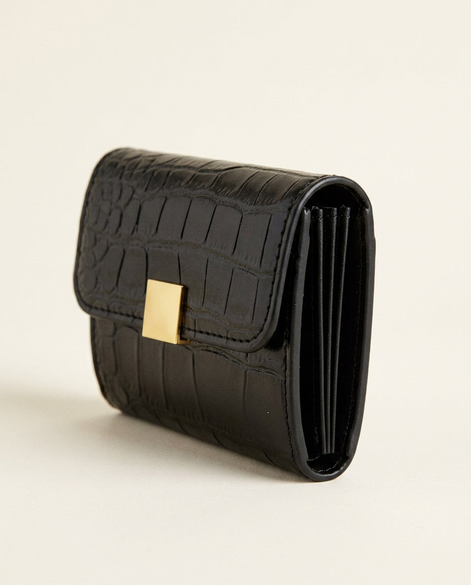 Anvers — Embossed Croc Cardholder