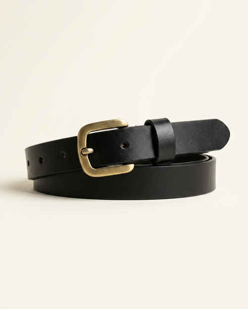 Bac — Ceinture femme cuir épuré — packshot_front