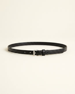 Auteuil — Ceinture femme cuir étroite