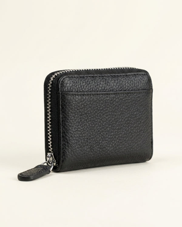 Maubert — Porte-monnaie femme en cuir — Noir