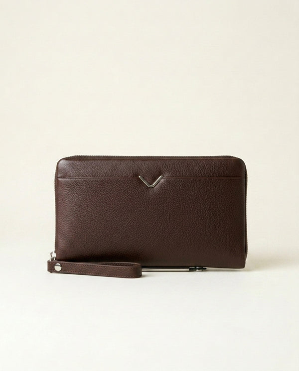 Austerlitz — Executive Travel Wallet — Marron