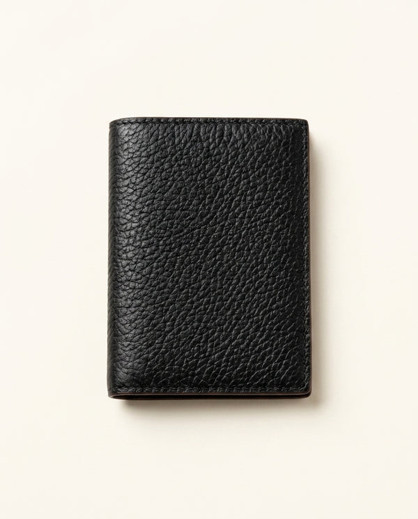 Babylone — Refined Ladies' Card Case, Vibrant Interior — Noir